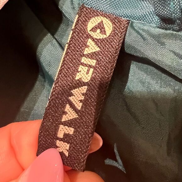 Vintage Airwalk windbreaker 🔥 teal & grey 🔥 excellent condition 🔥 medium - Picture 6 of 9